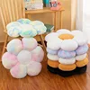 Flower Cushion Girly Room Decor Sunflower Pillow Bay Window Pink Flower Setting for Kids Bedroom Seat Pillow 1