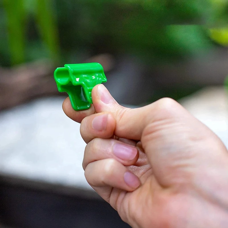Description Picture 6 of item12Pcs Greenhouse Film Clamps Garden Tarpaulin Netting Tunnel Hoop Pipe Clamp Shed Row Cover Shading Frame Support Planting Tools