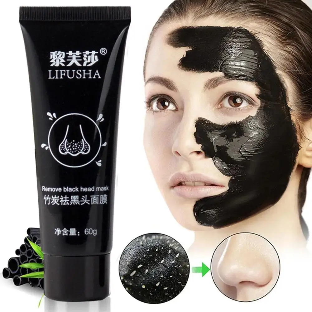 

Blackhead Remover Face Mask Cream Oil-Control Nose Cleansing Acne Women Cosmetics Deep Dots Mask Care 60g Beauty Black Skin C9A2