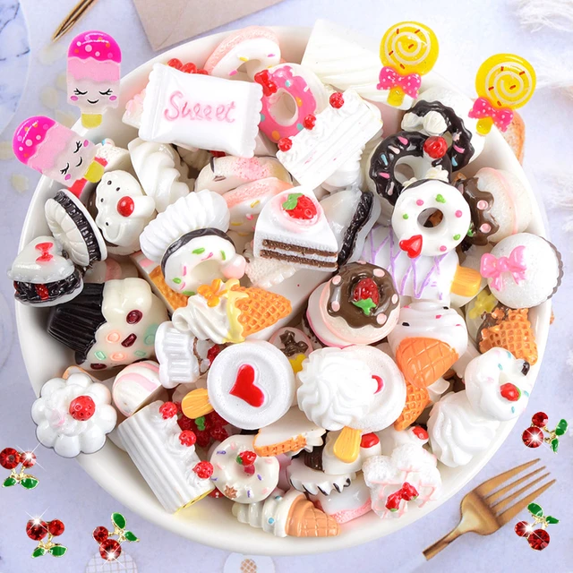 10pcs/lot Kawaii Resin Mix Sweet Candy Nail Art Charms Happy Flower Jelly  Gummy 3d Nail Decoration Diy Cute Nail Accessories - Rhinestones &  Decorations - AliExpress