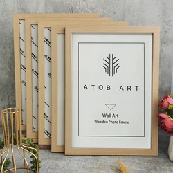 Set of 5 Elegant Wooden Photo Frames for Pictures & Certificates (Wood Frame)