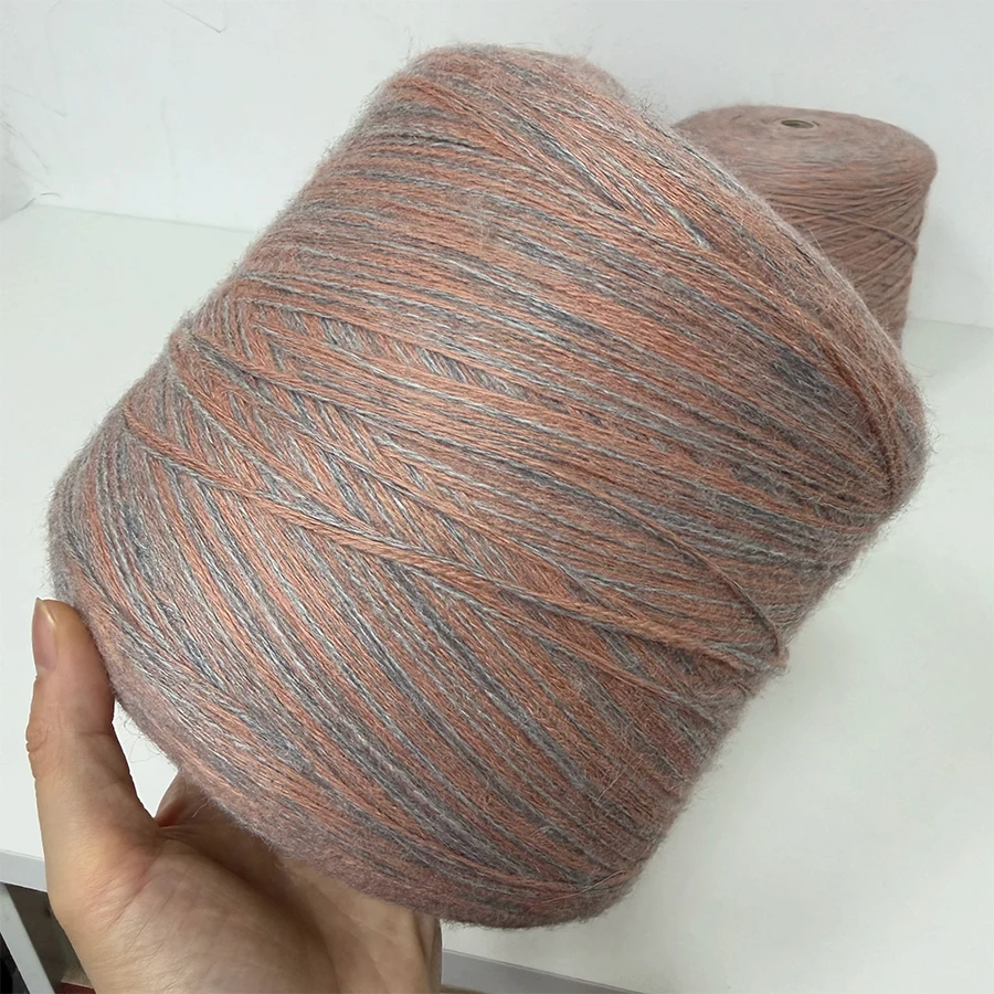 2/16NM 소프트 팬시 울 알파카 아크릴 혼합사 크로셰 뜨개질 울사 손뜨개질 실 500g X3687