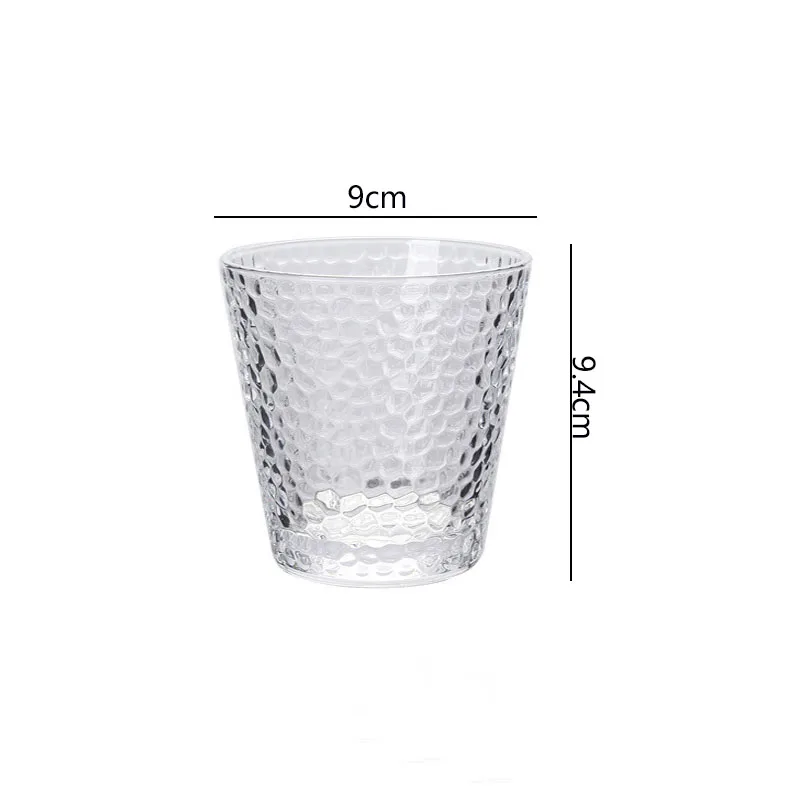 10.3oz 300ml Creative Cup Fashioned Rum Glass Liquor Spirits Beer Wine Glasses Glassware for Bourbon Transparent Household Glass