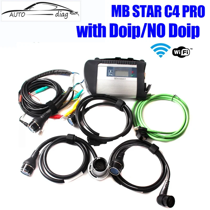 

Hot FOR Mercede-S FOR B-Enz Mb Star C4 C4PRO OBD2 Scanner Mb Actros Diagnostic Tool Mb Star Diagnose Multiplexer C4 Doip C5/C6
