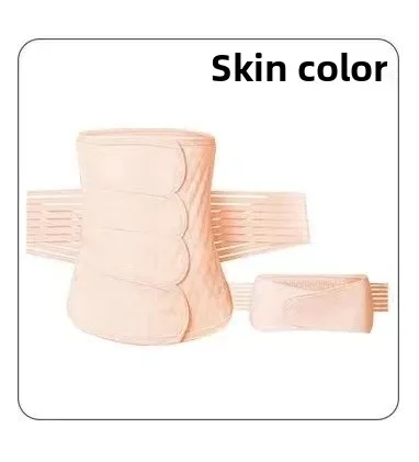 Upgraded enhanced [skin color] postpartum belly belt + pelvic belt