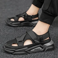 Fashion Designer Men's Sandals Breathable Casual Shoes for Men Outdoor Non Slip Beach Sandals 2024 New Male Platform Sandalias - Image 3