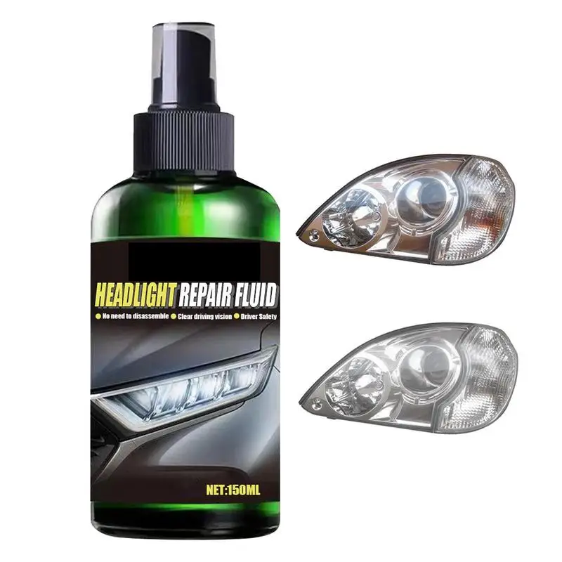

Headlight Restoration Liquid 150ml Cleaning Wipes For Car Light Cleaner Restore And Protect Your Headlights In Minutes Car