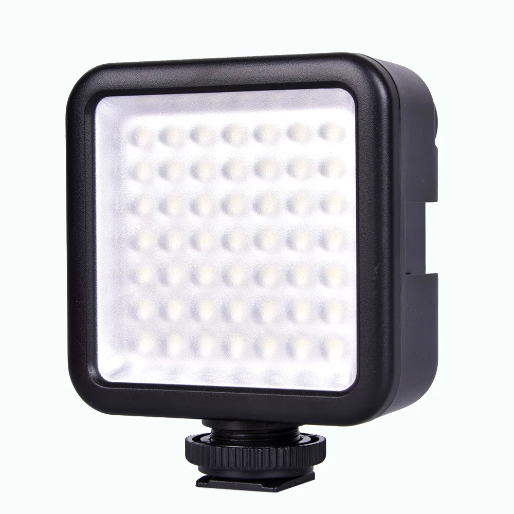 Mini LED Video Light Photo Flash GW49 Pro 49 Led For Dslr Camera Camcorder Dvr Dv Black for gopro
