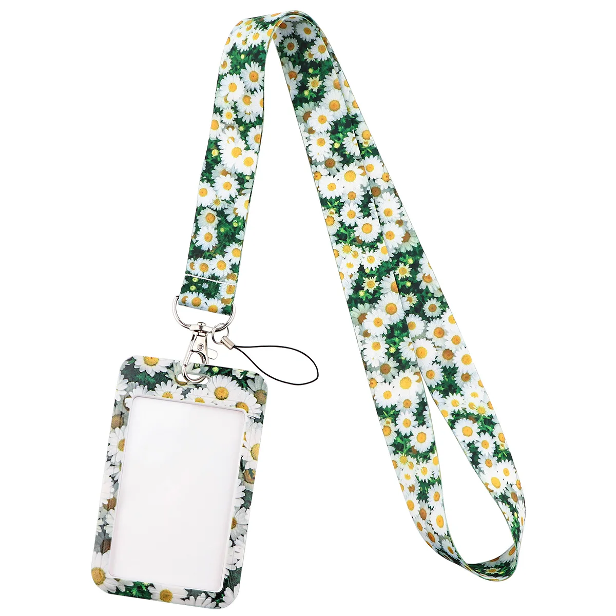 CB1444 Sunflower Lanyards Keychain DIY Cell Phone Straps USB ID Card Badge Holder Keyring Belt Strap Hanging Rope Lariat Keycord