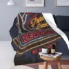 Throw Blanket Treaty Oak Revival No Vacancy Micro Fleece Blanket Four Sizes Cartoon Portable For Living Room AntiPilling Blanket 4