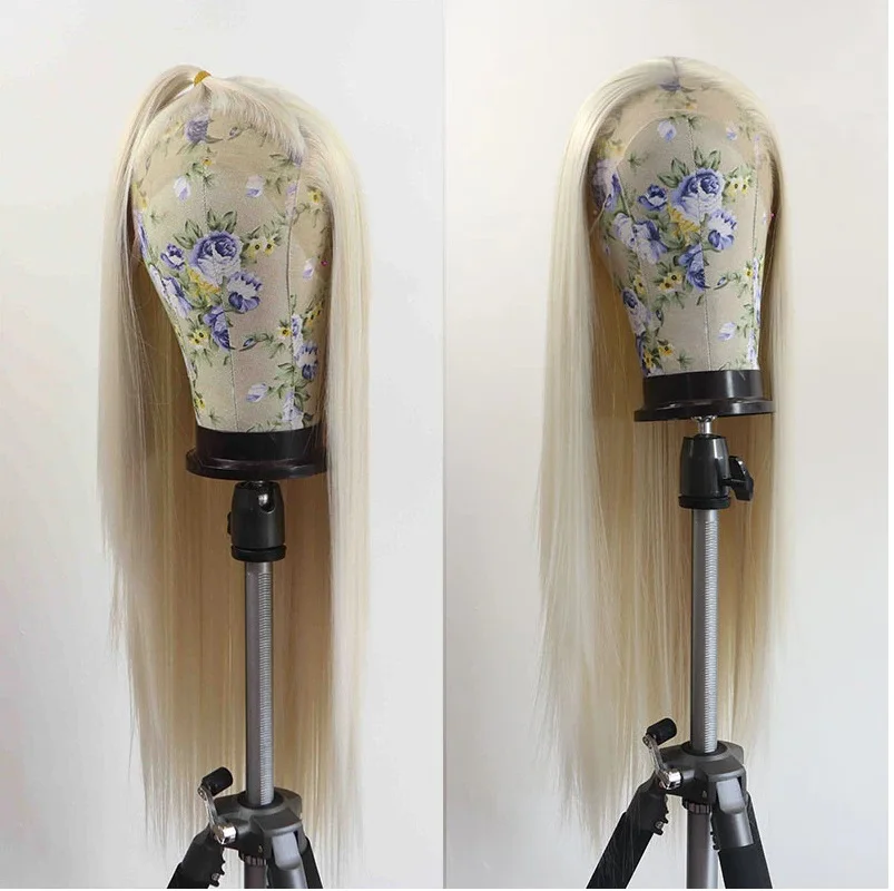 

Bombshell White Straight Synthetic 13X4 Lace Front Wigs Pre Plucked Hairline High Quality Heat Resistant Fiber Hair For Women