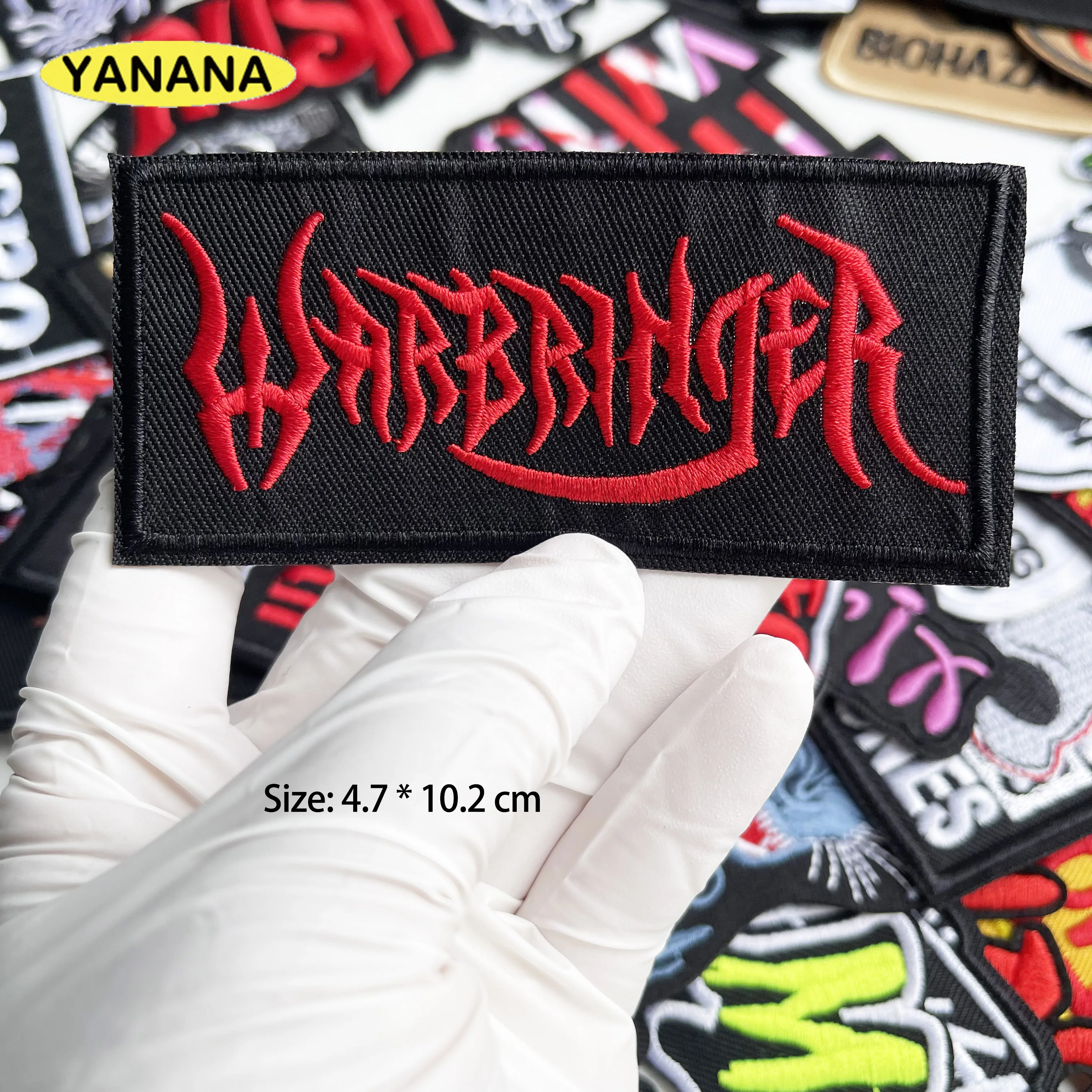 Punk Rock Band Eisen auf Patch für Kleidung Stickerei Abzeichen Heavy Metal Kleidung Aufkleber Nähen Jacke Jeans Applikationen – Detail 15