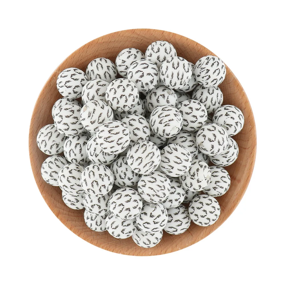 50pcs White leaf