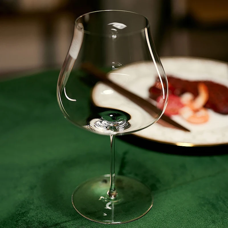 Big Belly Burgundy Goblet 3