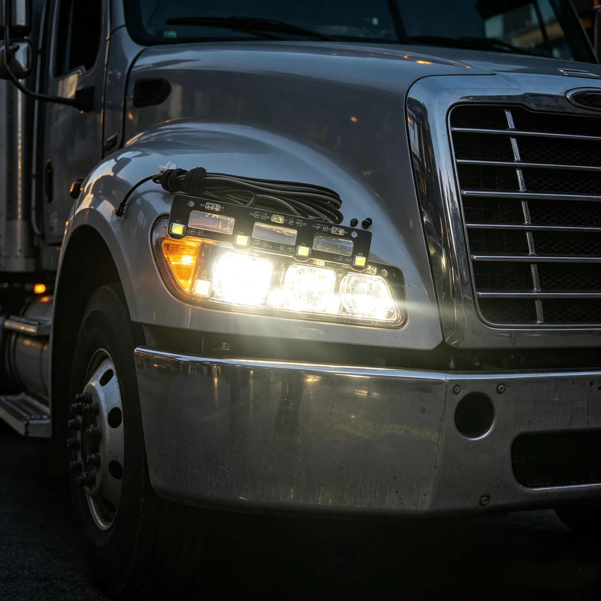 RC 1/14 LED-Dachstrahler PCB-Lichtplatine für Tamiya LKW-Kipper für SCANIA MAN VOLVO LKW DIY-Teile