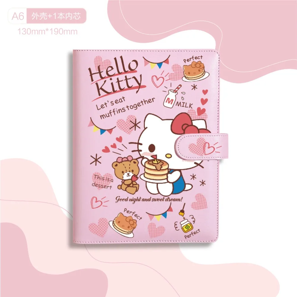 

New Sanrio Hello Kitty Kuromi My Melody EVA Unit 1 Cute Cartoon Notebook Manual Student Diary Animation Peripheral Holiday Gift