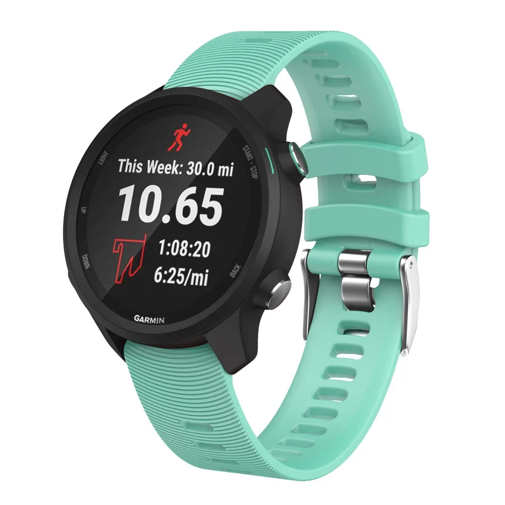 Vibrant 20mm Sport Silicone Smart Watchband Bracelet