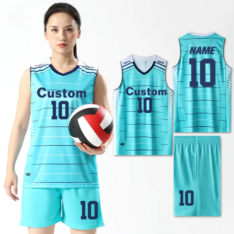 Summer Student Volleyball Uniforms for Training New Volleyball Uniforms for Men and Women Sleeveless Sets Set JLS-B5
