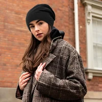Solid Color Unisex Slouchy Beanie - Soft Lightweight Winter Warm Cap for Men Women Hip-Hop Running Daily Wear 5