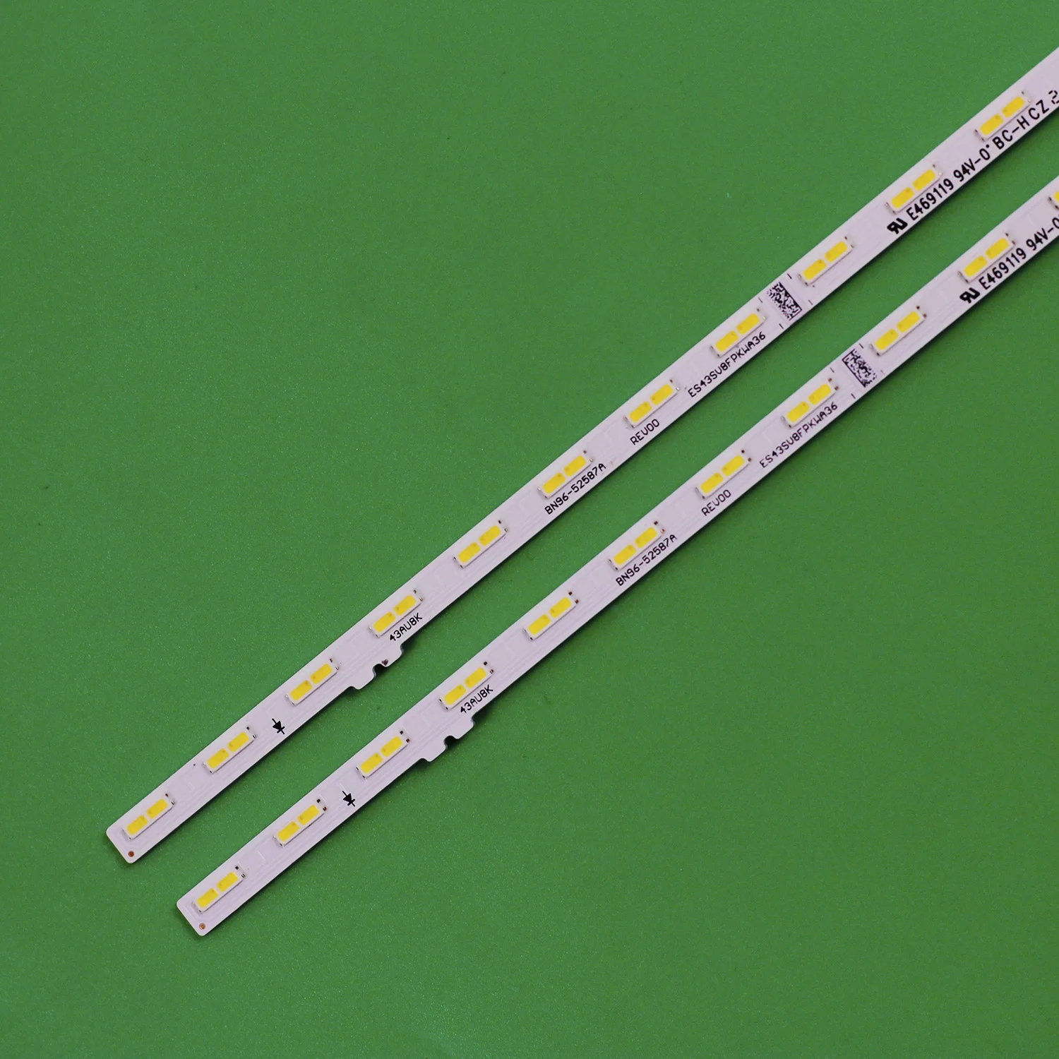 Tiras de Retroiluminação Led para Samsung Un43au8000 Ue43au8000 Ue43au7100 Ue43au8005k Lm4101040a 43au8k Bn9652587a Es43sv8fpkwa36 - Imagem 5