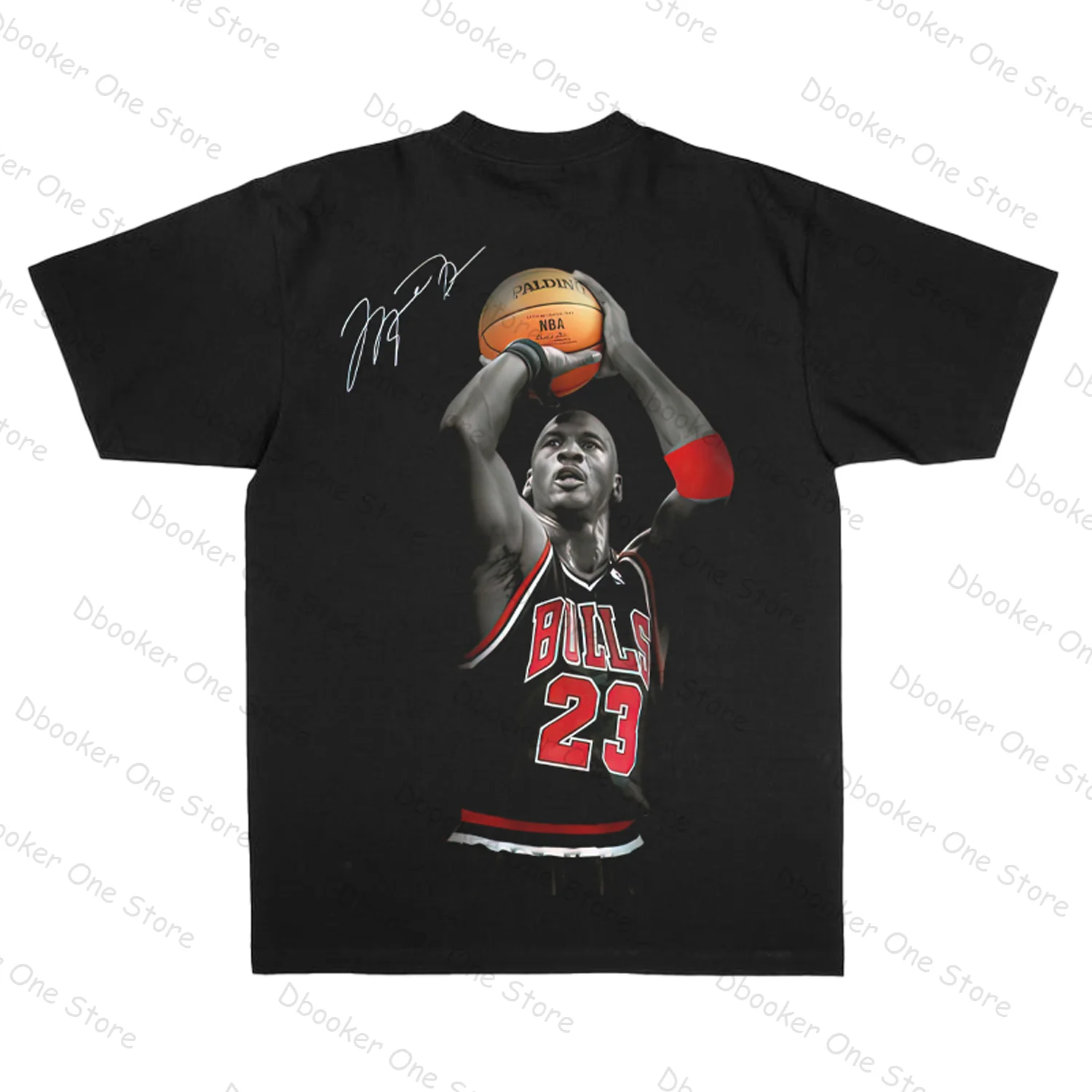 [XNF Official Store]260 Of Grams Heavy Cotton! Flying Man 23 Sports Oversize T-shirt Hip Hop Men's Women's Short-Sleeved Tops