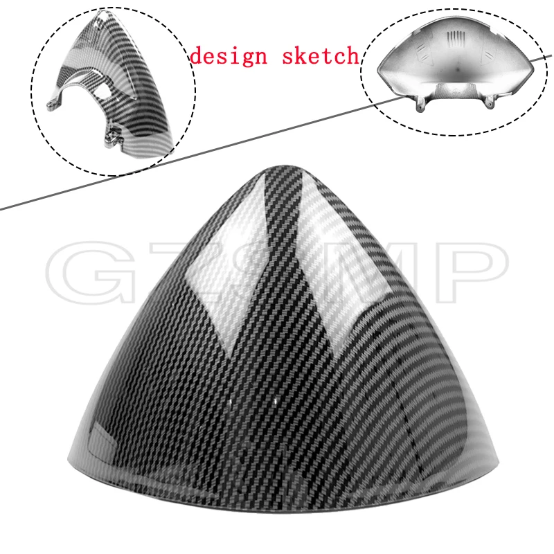 

Carbon Fiber Pattern Motorcycle Fairing Instrument Bottom Cover Speedometer Cover Fit For Kawasaki Ninja ER6N ER-6N 2009 10 2011