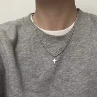 Collier Vintage Simple et tendance pour hommes et femmes, ras du cou creux, pendentif de cou, accessoires de bijoux, chaîne de fête, vente en gros 3