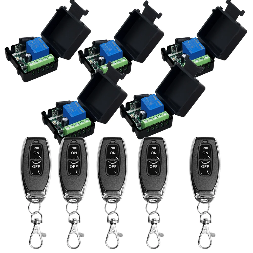 Interruttore 4 Canali 12V Con Telecomando 433MHz - Controllo Remoto Per Luci, Motori E Porte - Foto 11