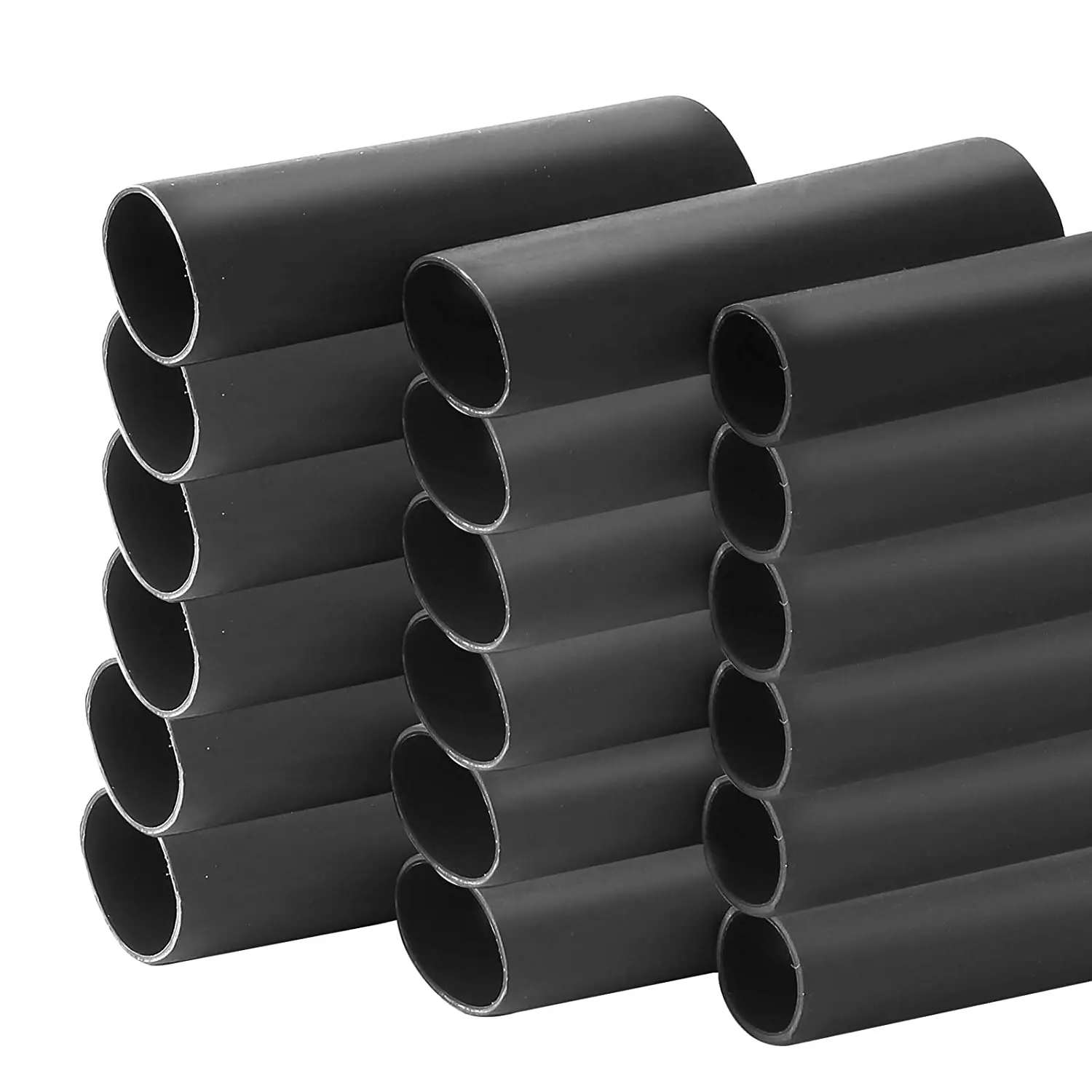 Dual Wall Adhesive Heat Shrink Tubing Kit 5 Sizes (Diameter): 3/8, 1/4, 3/16, 1/8, 3/32 inch for DIY 150pcs
