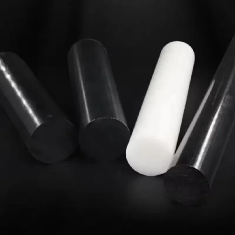 Black White Acetal Delrin Plastic POM Nylon Rod Shaft Bar 5mm 6mm 8mm 10mm 12mm 15mm 20mm 25mm 30mm 35mm 40mm 45mm 50mm 220mm