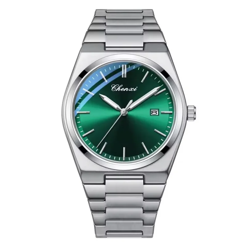 CHENXI 683 ساعة رجالية بسيطة مقاومة للماء تقويم ضو...