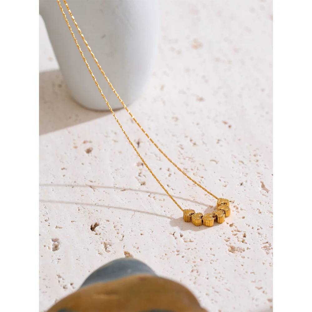 Yhpup Necklace Heart Drop Valentines Day