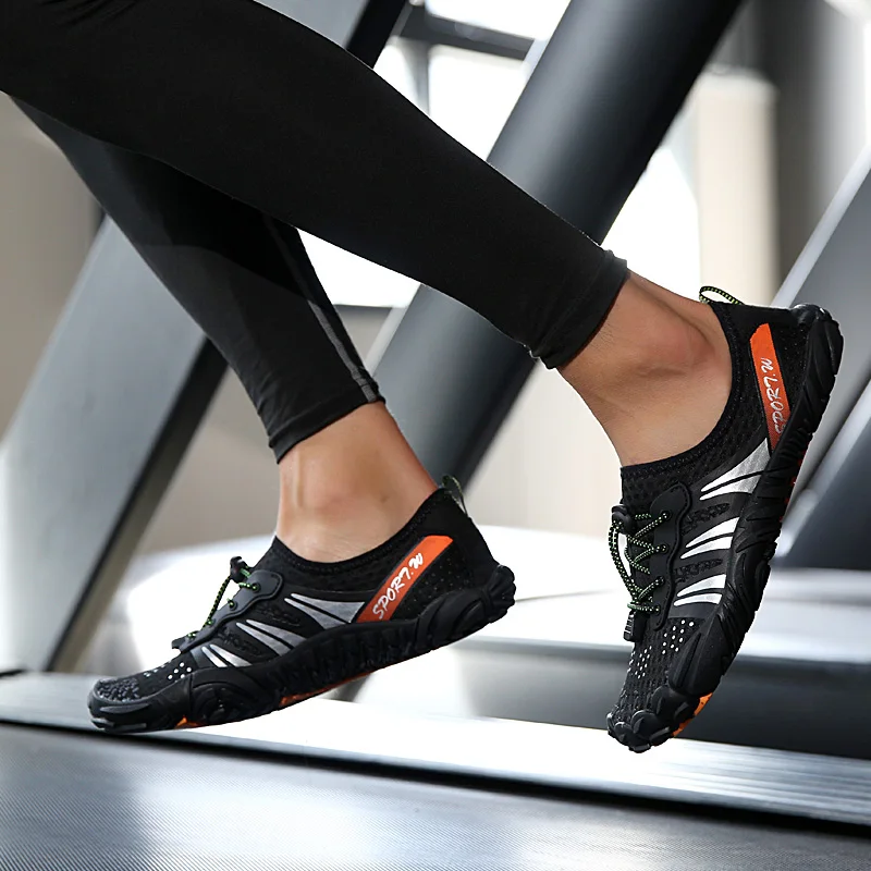 35-46# Anti-Slip Unisex Gym Footwaer Couples Vacation Beach Game Aqua Shoes Men Squat Fitness Shoes Women Indoor Yoga