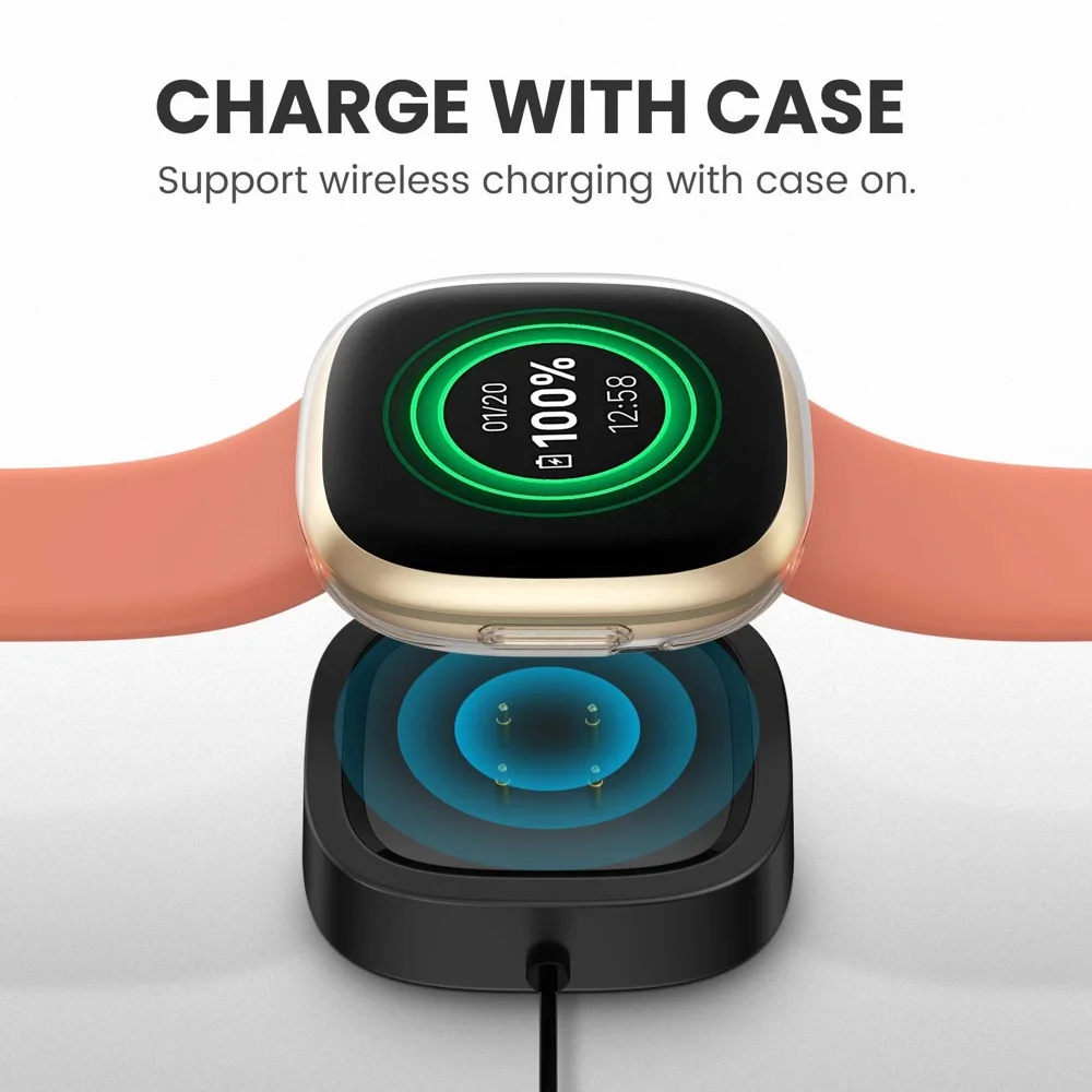 Fitbit Versa 4 3 2  Ʈ TPU  ü ֺ Ŀ ȣ ü ȭ  ׼ ȣ ̽ [3 ]