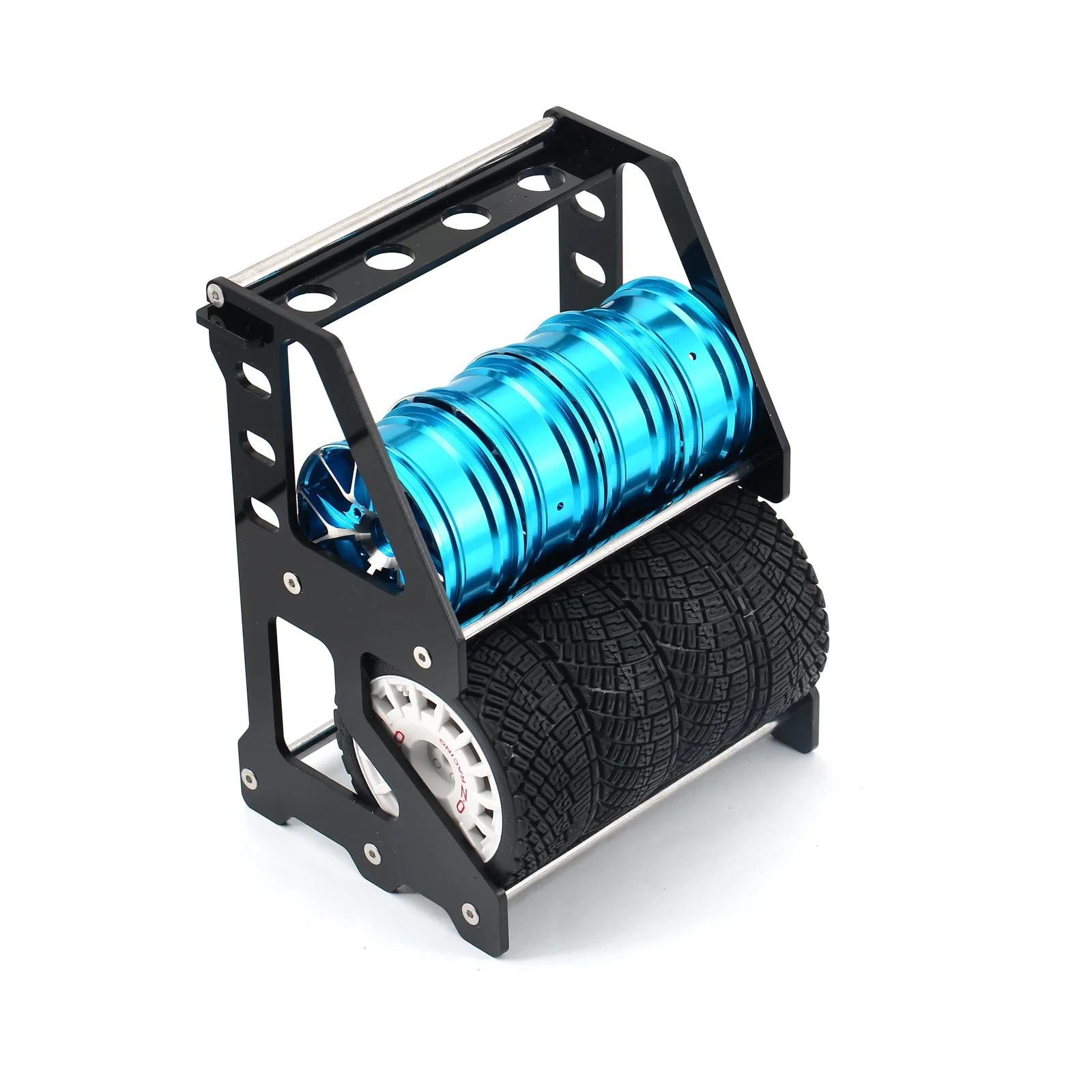 Pneumatici Ruota Rack Rack Di Stoccaggio Pneumatici Per 1/10 On-Road Racing Rally Drift Car Tamiya Kyosho 1/18 1/24 Rc Crawler Car Trx4M Scx24