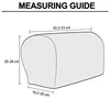 2pcs/set Solid Jacquard Stretch Sofa Arm Covers Non-Slip Durable Slipcovers for Furniture Protection Decor Sofa Armrest Cover 3
