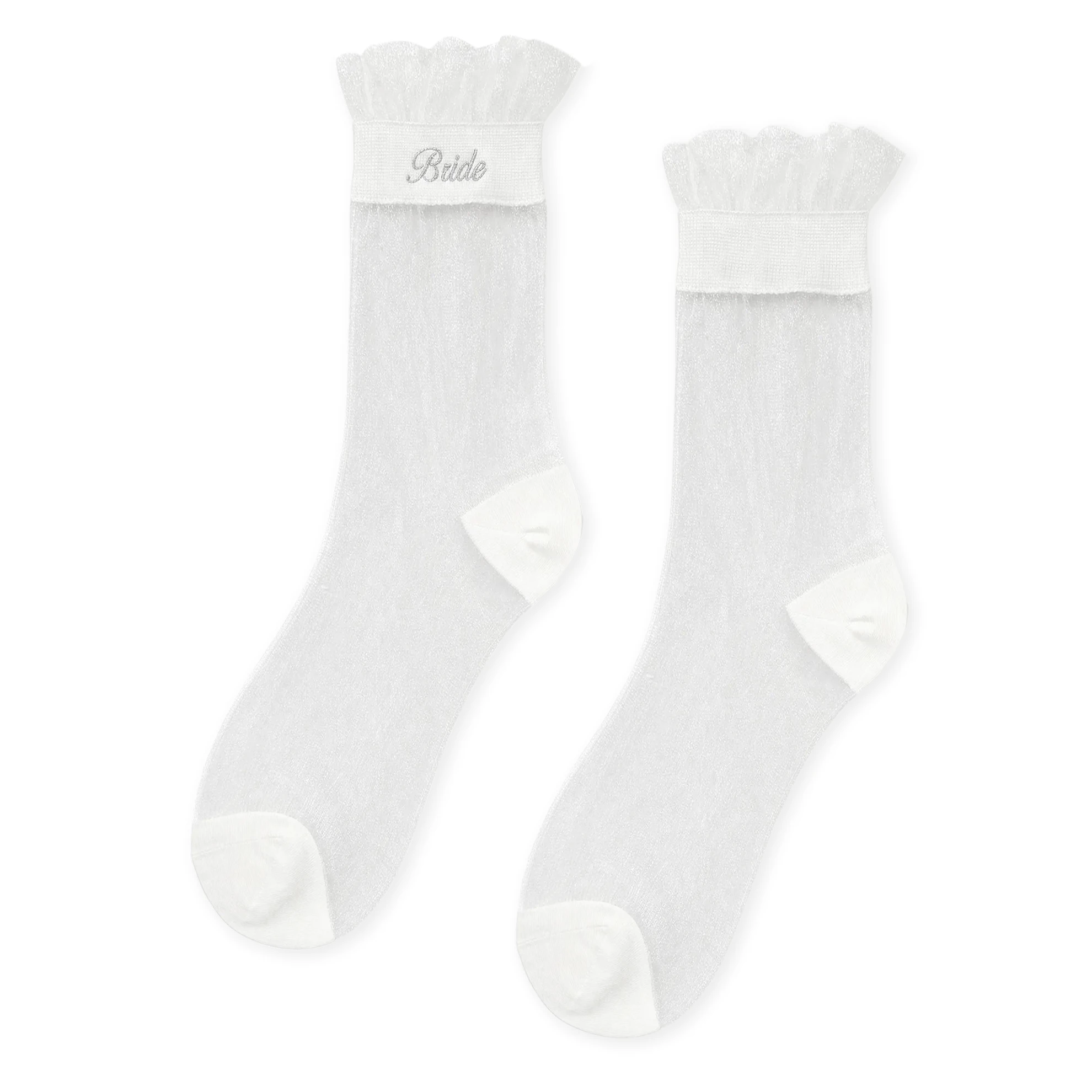 Elegant Bride Embroidery Socks - Perfect Bridal Shower & Engagement Gifts
