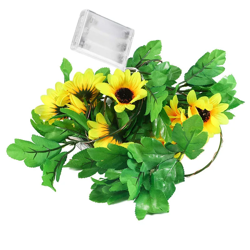 Рисунок 5 - Гирлянда с кленовыми листьями