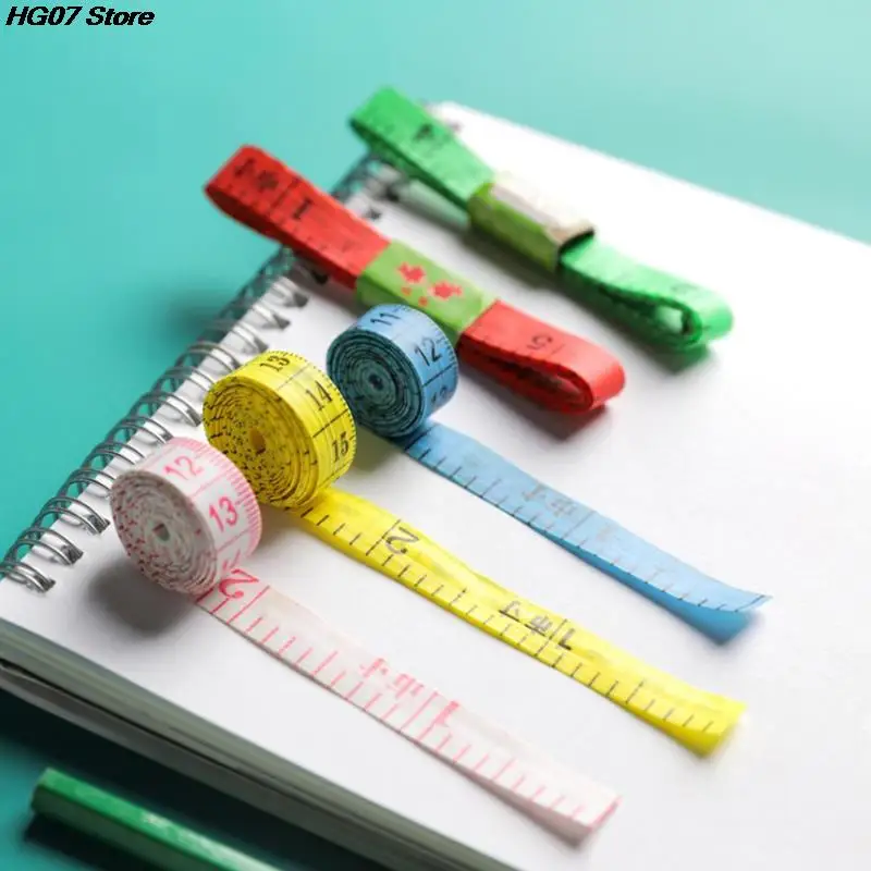 Body Measuring Ruler tape measure measuring tape measuring ruler Sewing Tailor Tape Measure Mini Soft Flat Centimeter Meter 0.5m