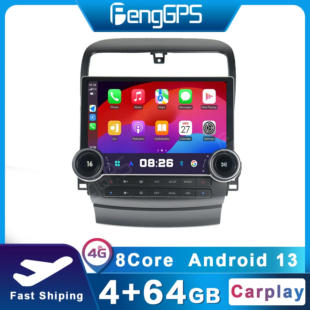 11.8 palec velký obrazovka Android 13 pro Honda acura TSX 2004-2008 diamant 2K 8core auto rádio multimediální hráč Carplay GPS 4G WIFI