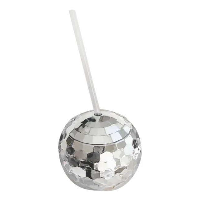 Disco Ball Cup With Clear Straw Bachelorette Party Tumbler Bridal Party  Favors DISCOB 