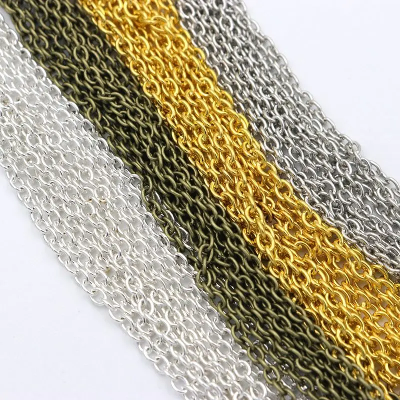 10 M Aluminium Stoeprand Kettingen Bulk Ongelaste Twisted