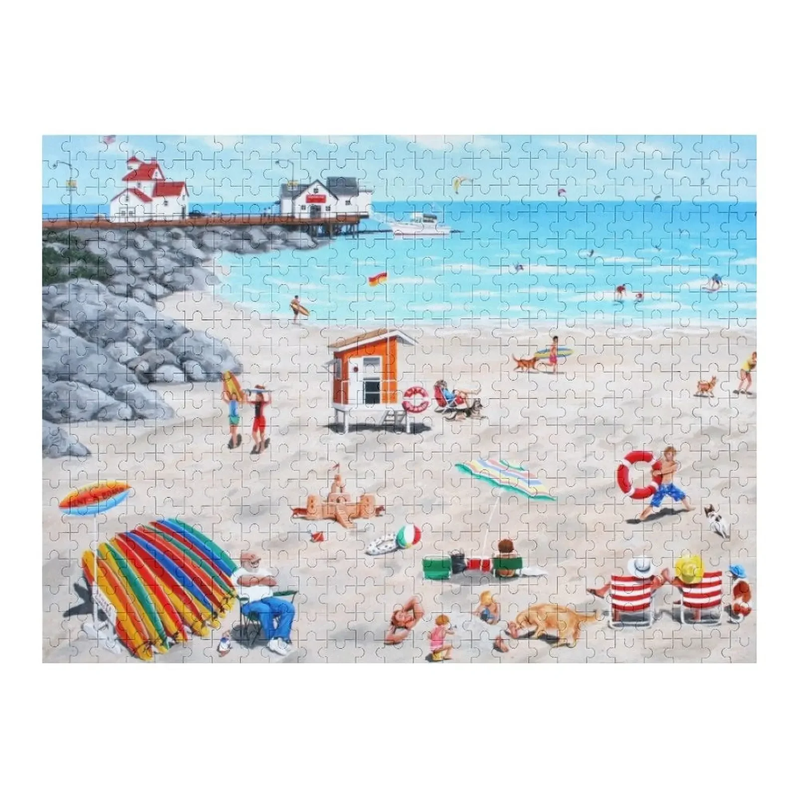 Dog Day Afternoon Jigsaw Puzzle For Children Custom Wood Novel Toys For Children 2022 Puzzle