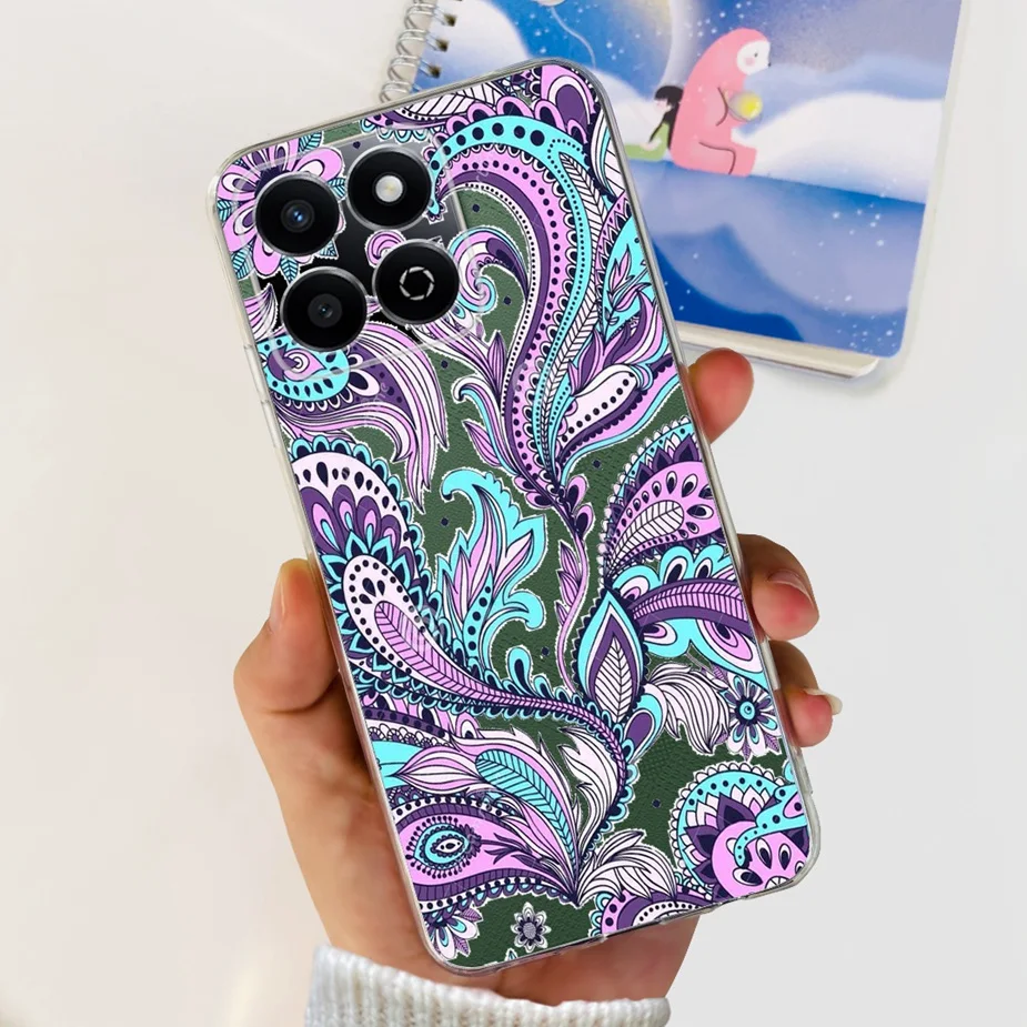 Cute Cat Butterfly Painted Soft Silicone Phone Case Cover