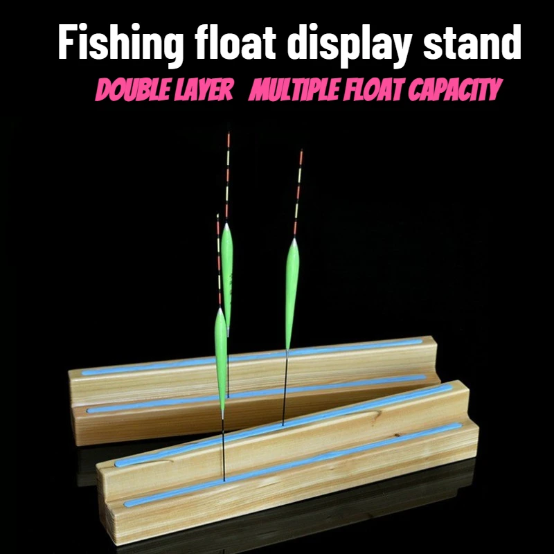 Fishing Tackle Shop Float Display Stand Dual Layer Rack for Fish Buoy ...