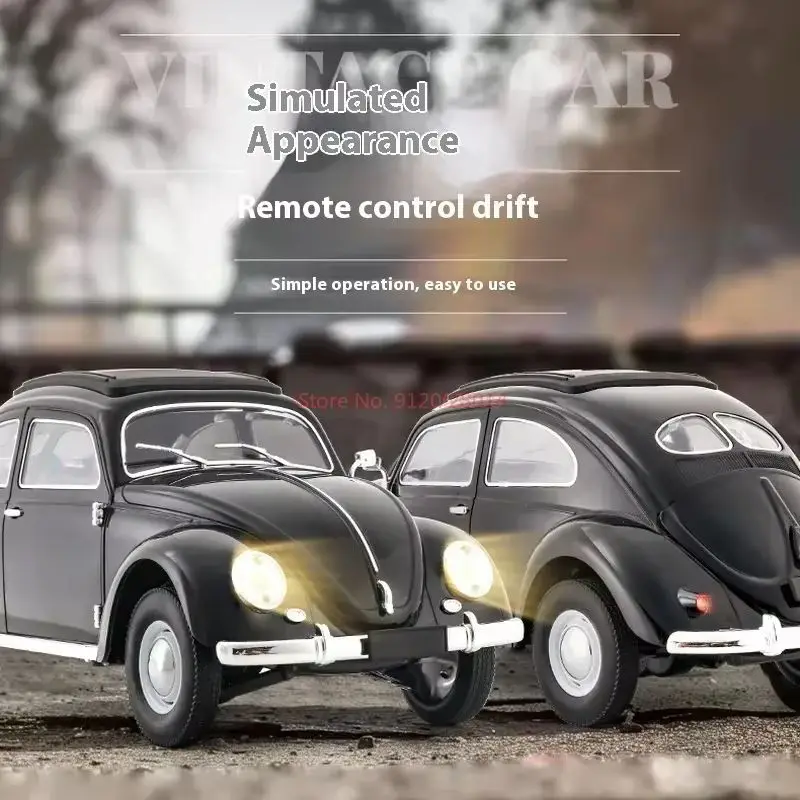 Wpl 1/16 Rc Car D62mini For Vw Beetle Hardtop Sedan Model 1949-1963 Carremote Control Rc Climbing Car Toy 4