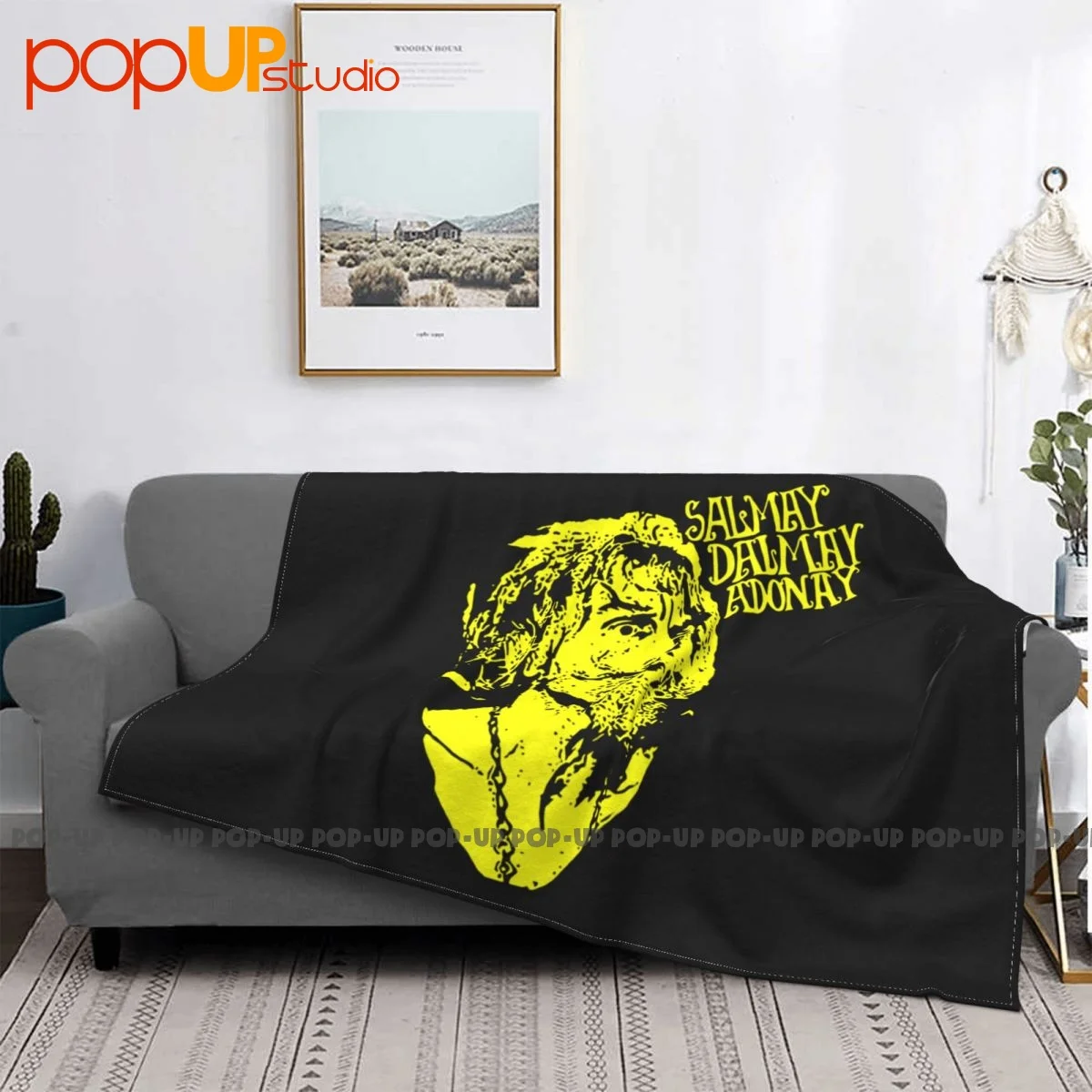 Catweazle Salmay Dalmay Adonay Kids Tv Wurzel Gummage ��� �ö��� On Couch Faux Fur Mink