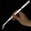Stainless Multifuctional Steel Elbow Tweezers Aquarium Clip Long Tongs Medical Tweezers Forceps Pet Feeding Tools Non-slip 3