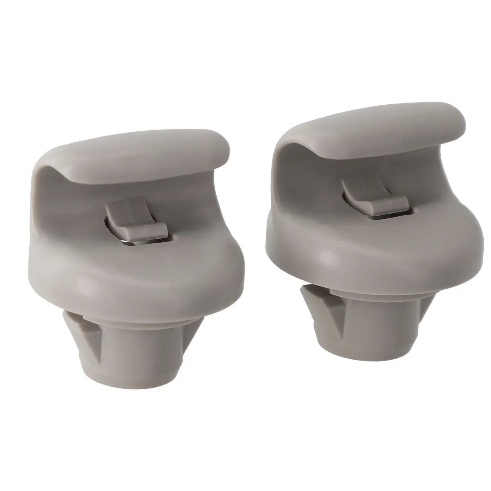 Attisfiera 2x Clip Pare-Soleil Intérieur Compatible Nissan Juke, Tiida, Sylphy, Almera – Gris OE 96409BC402