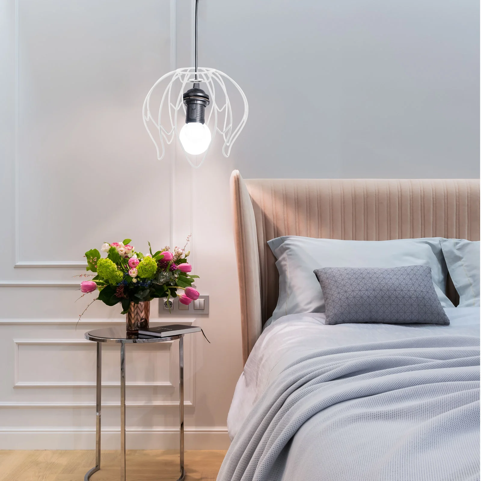 

Lamp Shade Frame Vintage Bulb Guard Iron Wire Lampshade Frame DIY Lamp Shade Frame Supply
